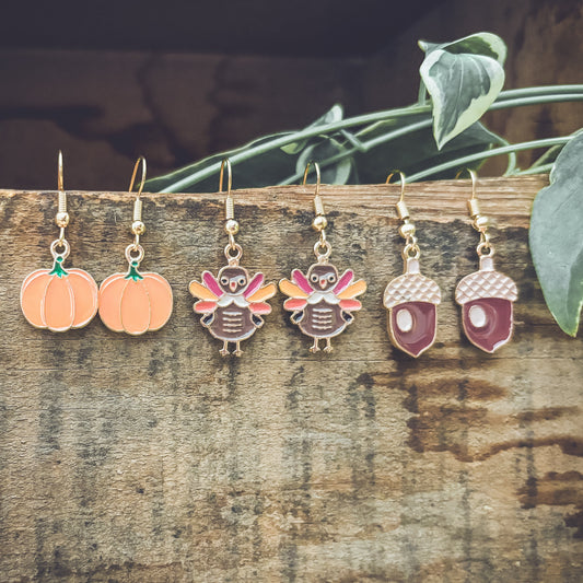 Little Things Fall Earring Set
