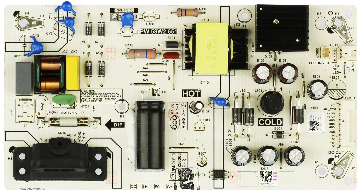 0500-0621-1380 Insignia PW.58W2.651 Power Supply/LED Driver Otarealm