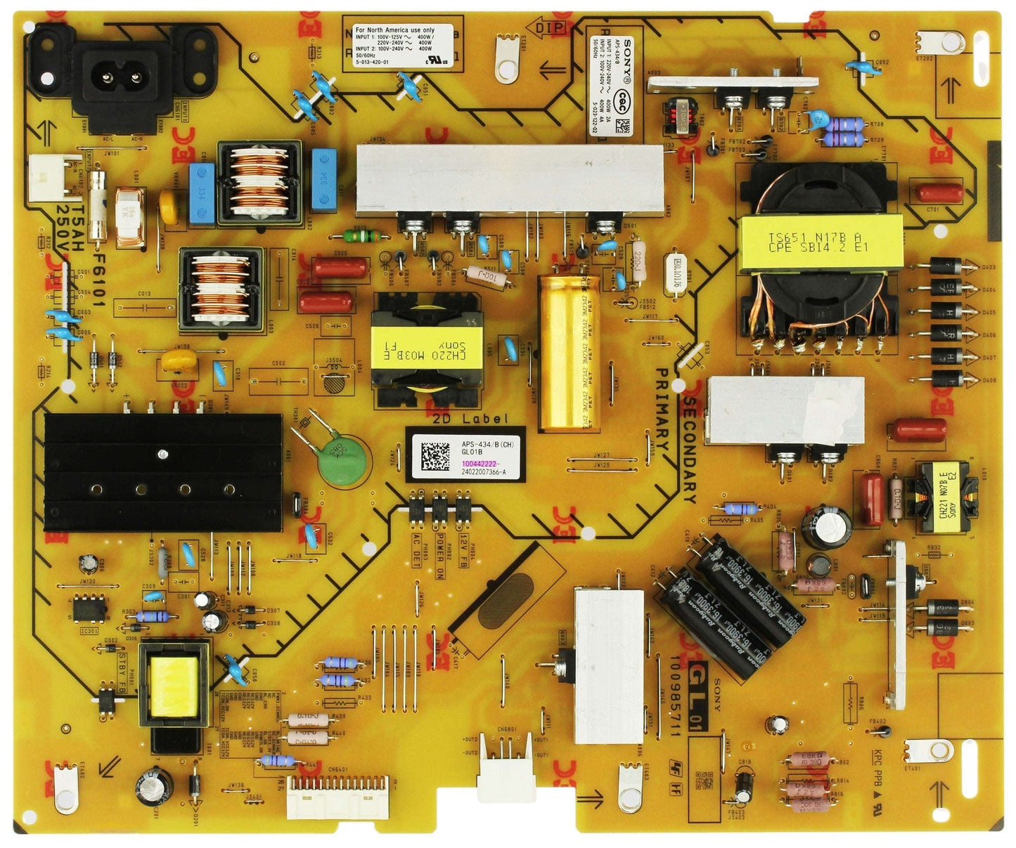 1-004-422-22 Sony GL01B Power Supply Board Otarealm