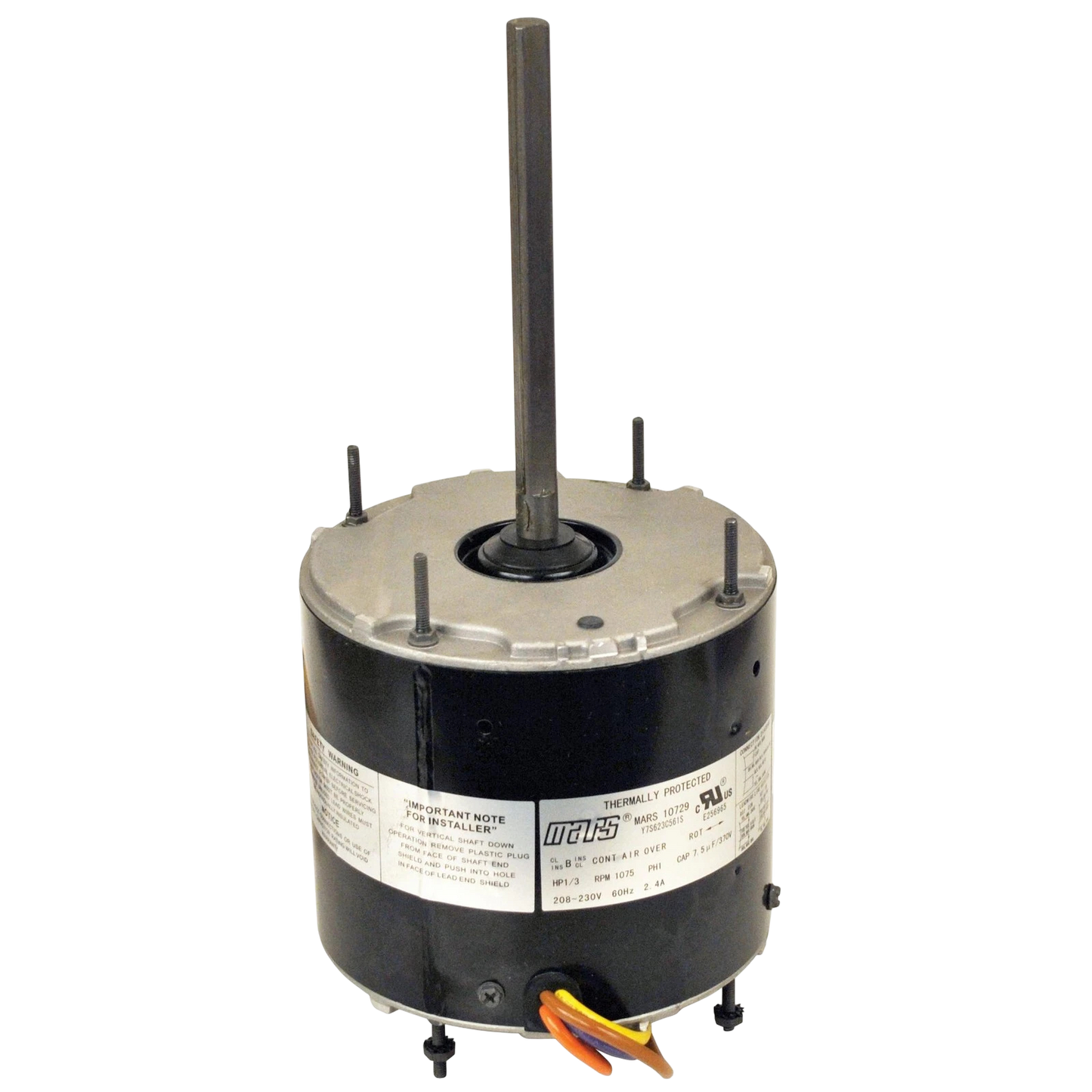 MARS 10404 1/4HP 825rpm Outdoor Condenser Fan Motor 8 poles, 1 shaft, TEAO Enclosed Otarealm