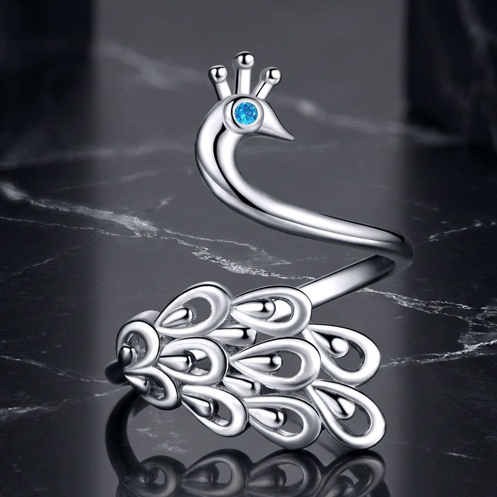 925 Sterling Silver Plated Platinum Pavé Setting CZ Ring for Women Otarealm