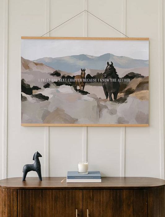 Horizontal Poster: I trust the next chapter