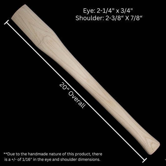 Cruiser Double Bit Axe Handle - 20" - Whiskey River Premium Select