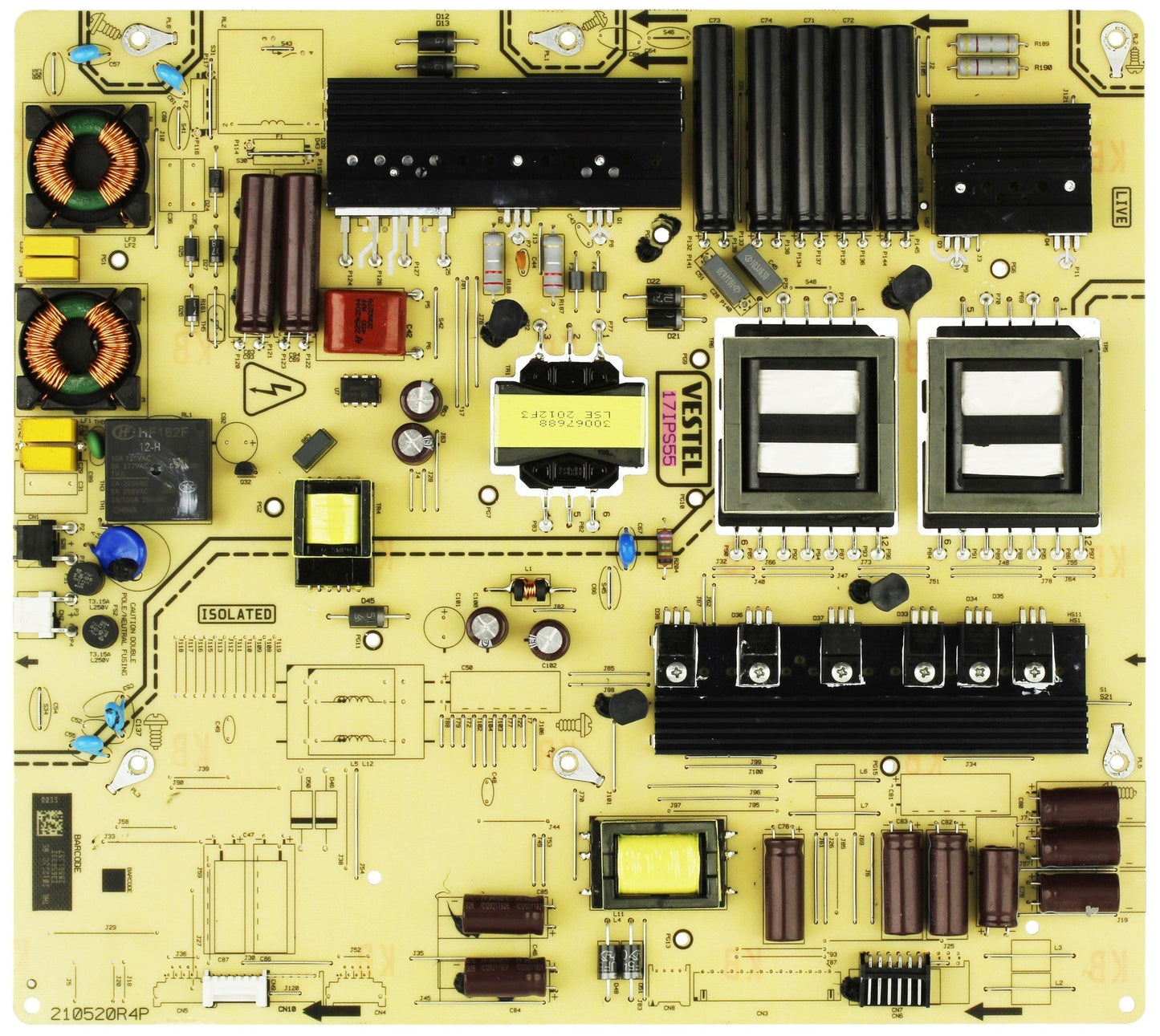 Toshiba 17IPS55 Power Supply / LED Board for 65U5863DB Otarealm