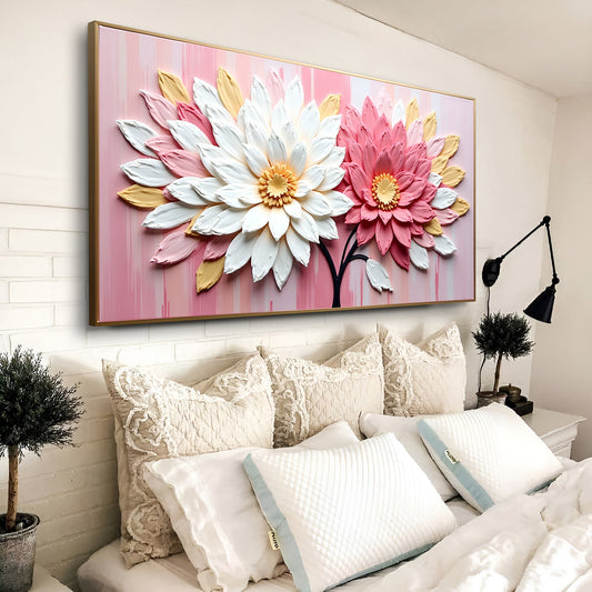 Blushing Blooms Pink Wall Art