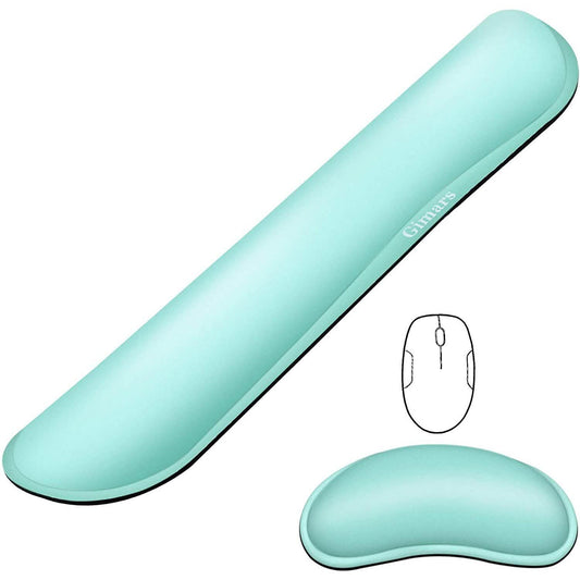 2-Pack: Gimars Upgrade Enlarge Gel Memory Foam Set Keyboard Wrist Rest Pad Otarealm