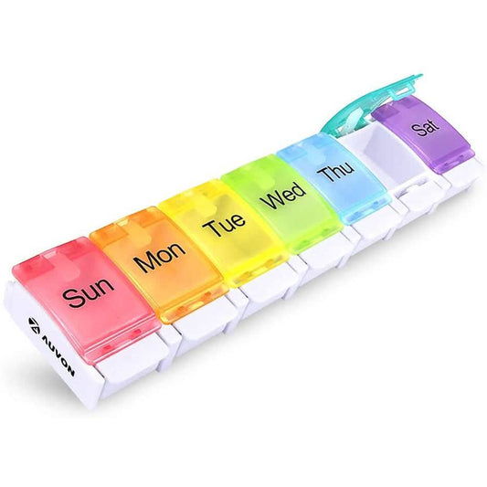 2-Piece: 7 Day Pill Box Case