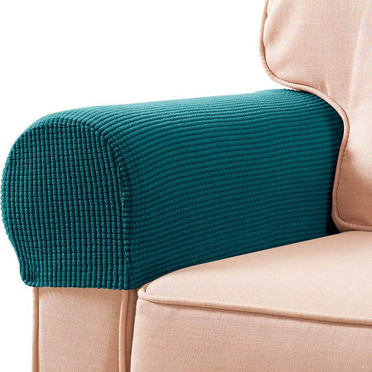 2-Piece: Jacquard Sofa Armrest Slipcover Otarealm