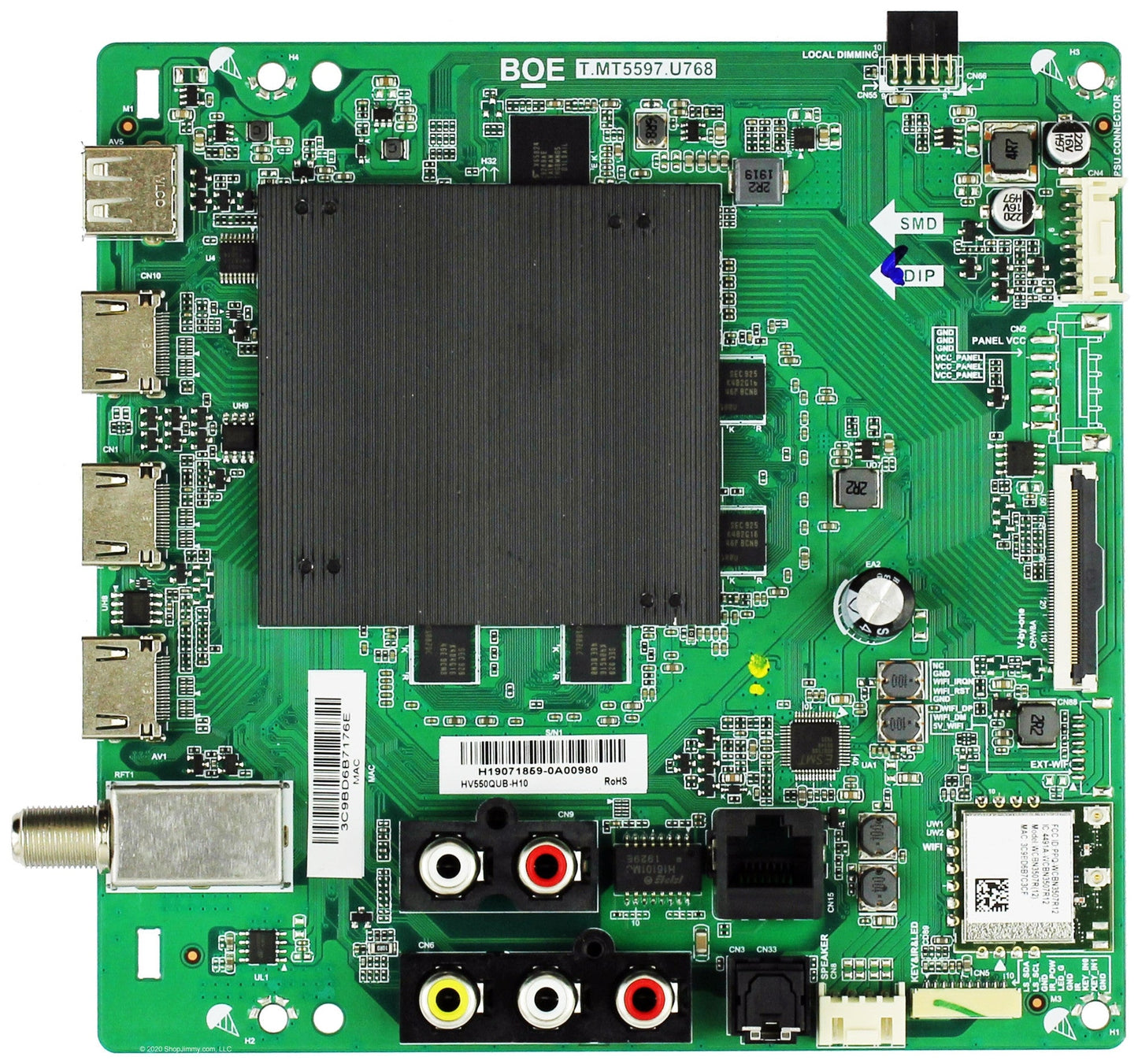 Vizio 21201-01877 Main Board for M556-G4 (LBNFQNAV / LHBFQNAV Serial) Otarealm