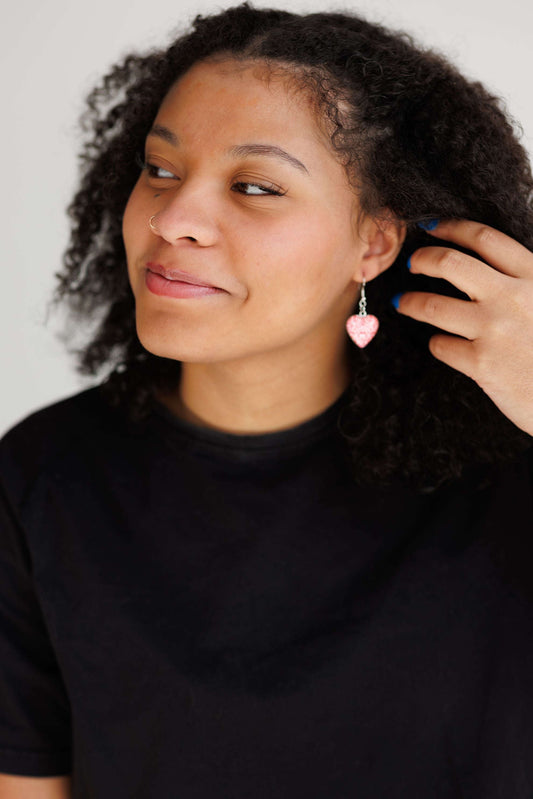Beautiful Folk Style Heart Earrings Otarealm