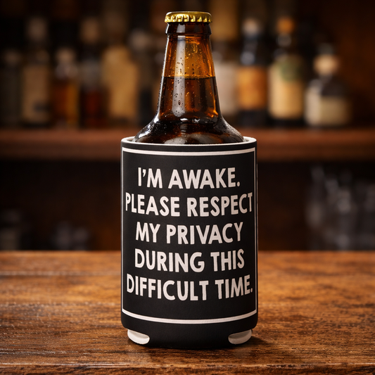 I'm Awake Please Respect My Privacy Can Cooler
