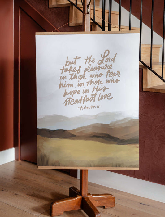 Large Poster: But the Lord takes pleasure in those Otarealm