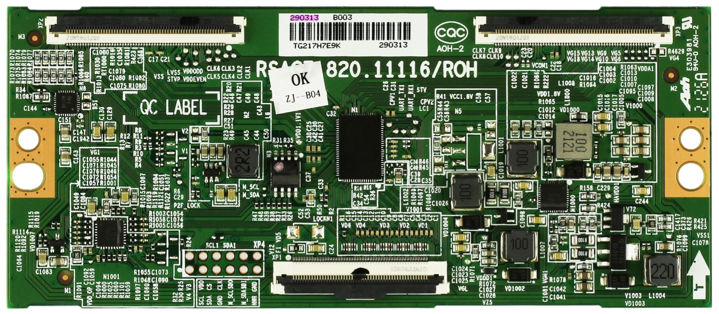 290313 Hisense T-Con, RSAG7.820.11116/R0H, 43A6GX3 Otarealm