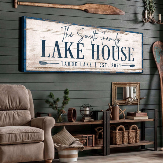 Personalized Lake House Sign V Otarealm