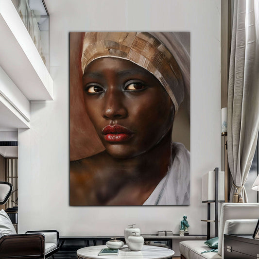 African Woman Painting Wall Art Otarealm