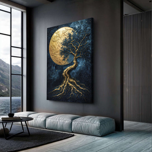 Lunar Tree of Life Wall Art Otarealm