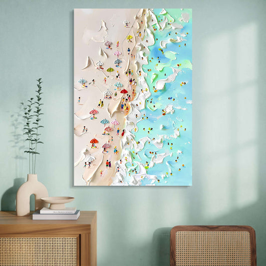 Beachfront Painting Coastal Wall Art Otarealm
