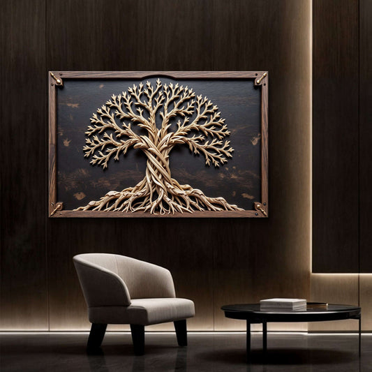 3D Celtic Tree of Life Wall Art III Otarealm