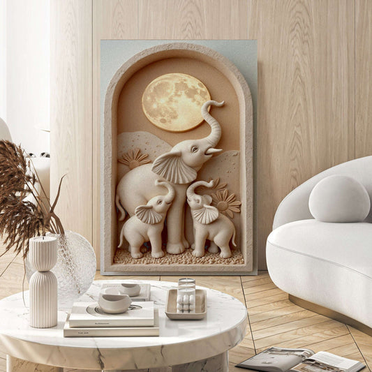 Elephant Harmony Wall Art Otarealm