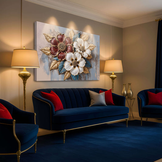 Floral Symphony Wall Art II Otarealm