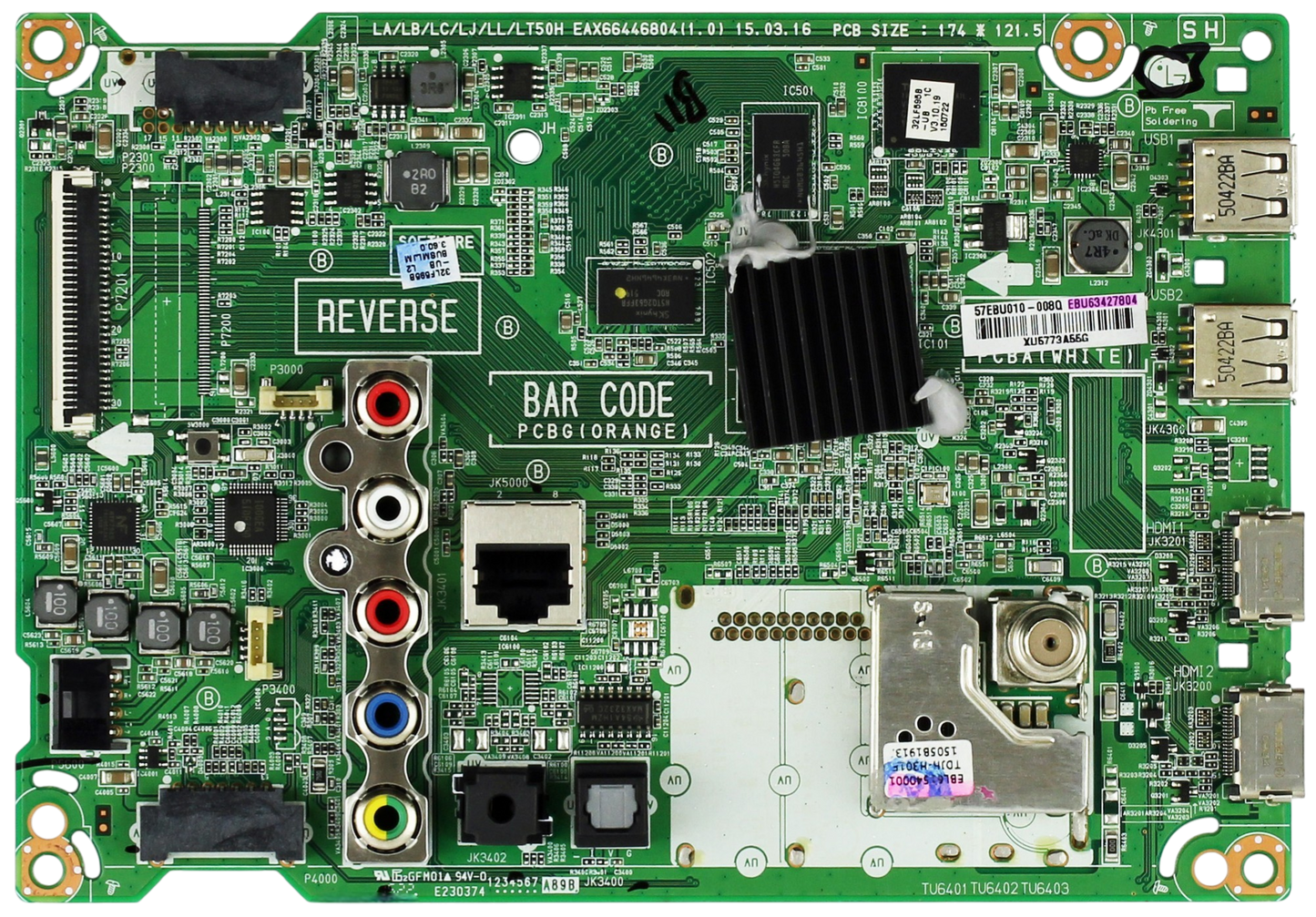 LG EBU63427804 (EAX66446804(1.0)) Main Board for 32LF595B-UB.BUSMLJM Otarealm