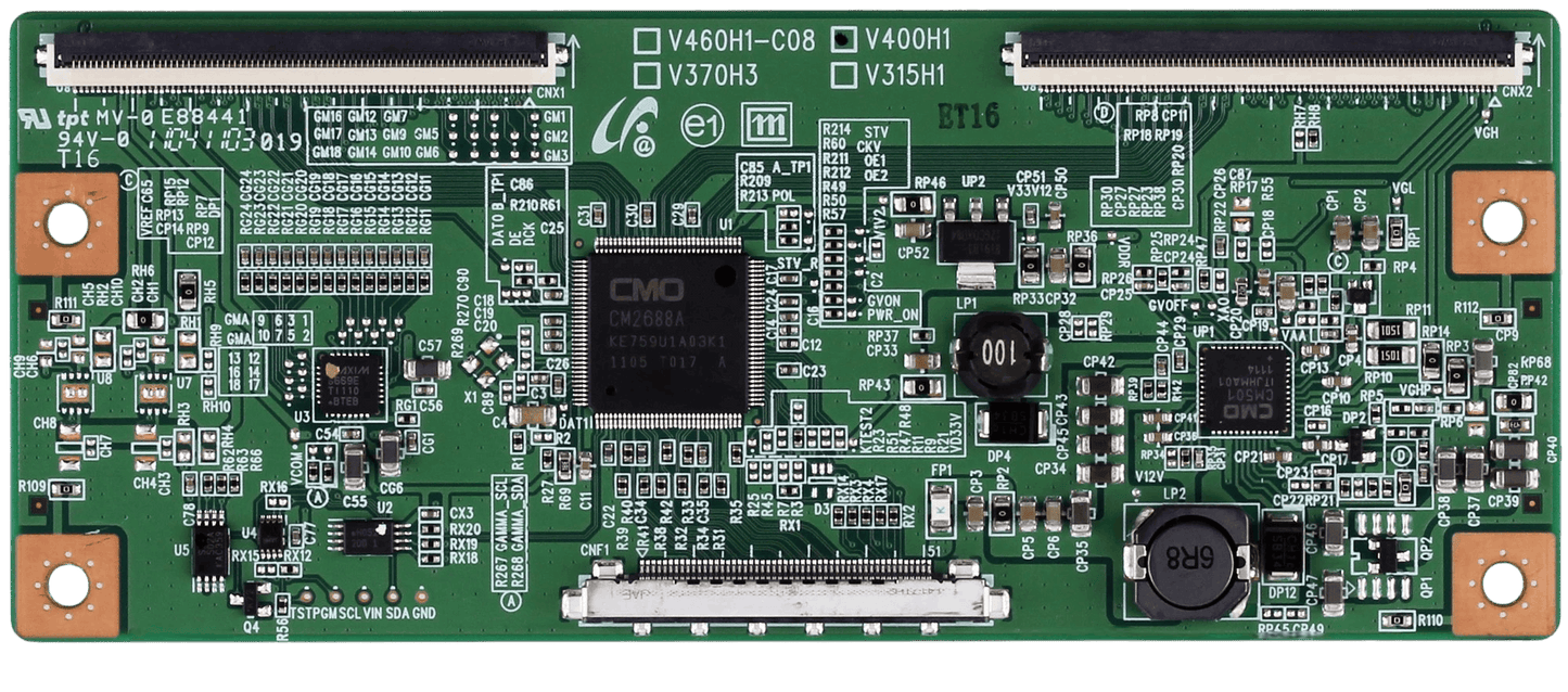 Samsung 35-D044854 (V400H1) T-Con Board for UN40C5000QFXZA Otarealm