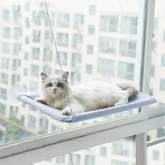 360° Cat Window Hammock: A Space-Saving Sunny Seat for Indoor Cats! Otarealm