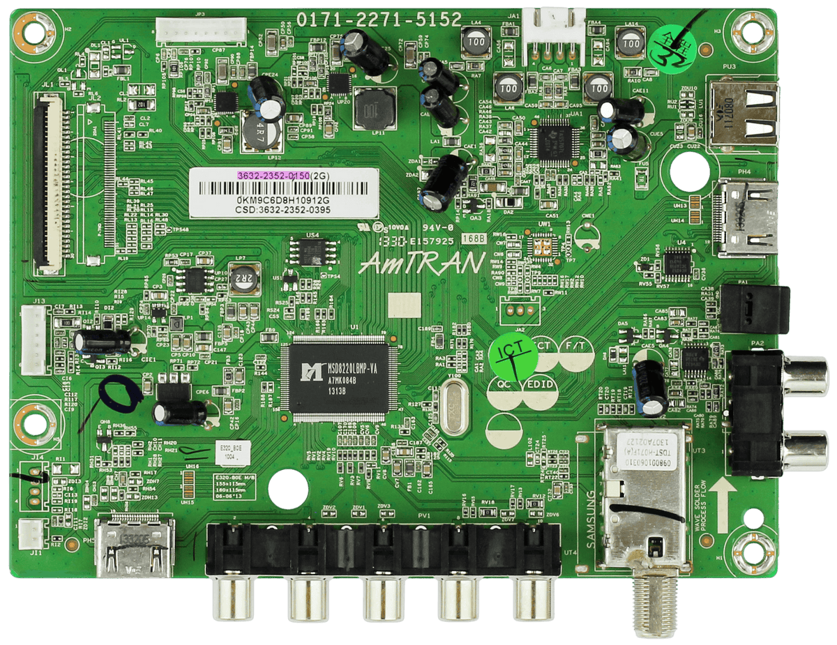 Vizio 3632-2352-0150 / 0171-2271-5152 Main Board for E320-B0E Otarealm