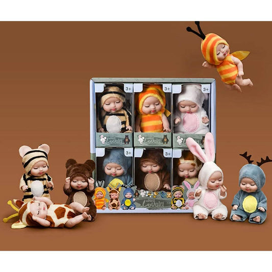 4 Inch Mini Reborn Baby Doll Otarealm