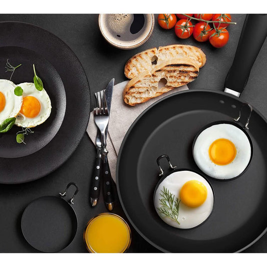 4-Pack: Stainless Steel Egg Cooking Ring Otarealm