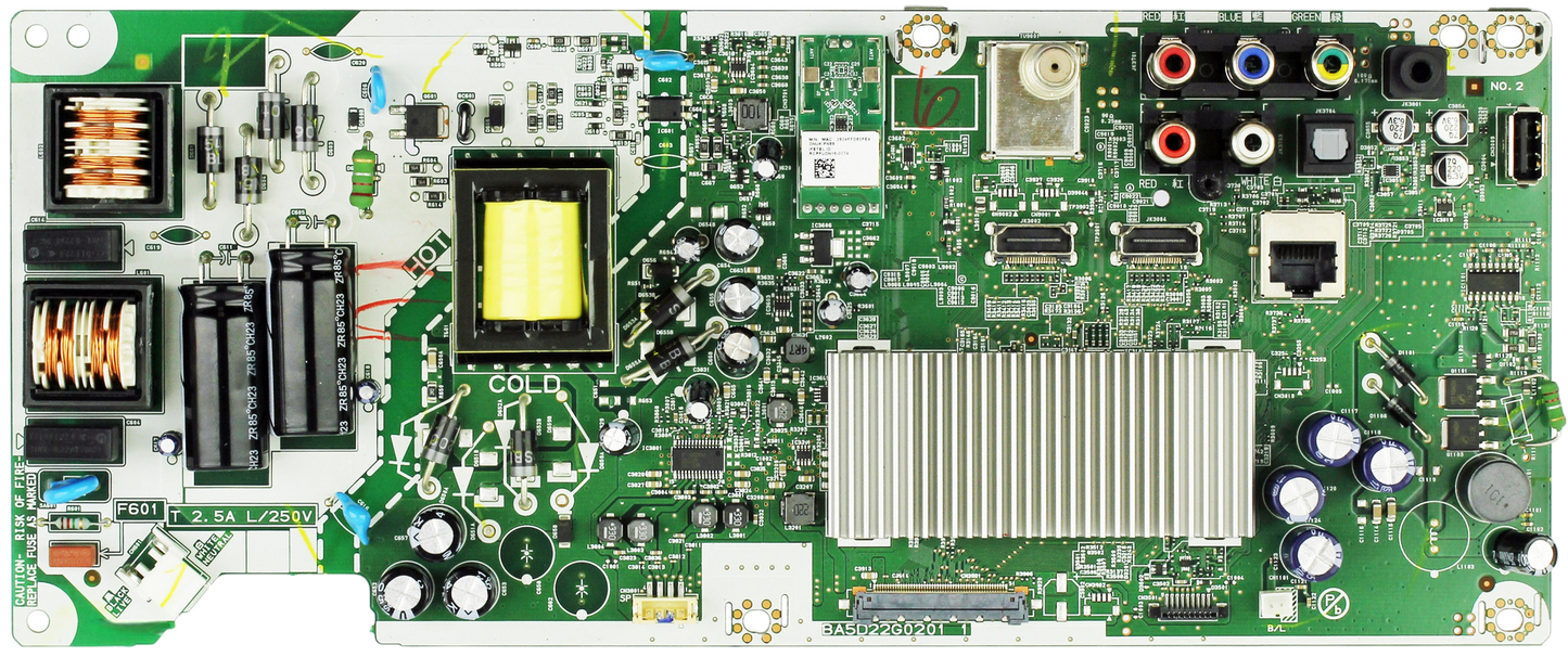 AYD22MMA-002 Philips Main Board/Power Supply, AYD22MMA-002, BA5D22G02011, ME5, 40PFL4901/F7B Otarealm