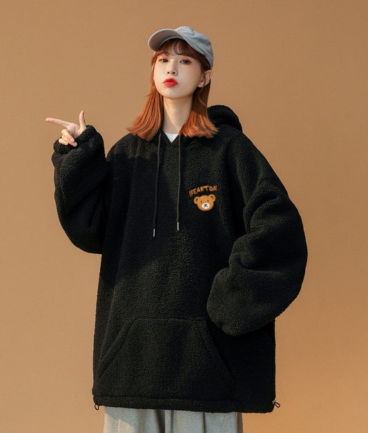 Women's Furry Teddy Bear Hoodie