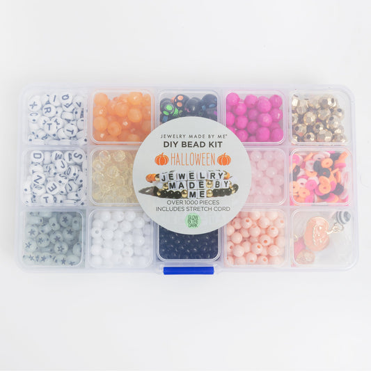 Hot Brights Halloween Letter DIY Bead Box