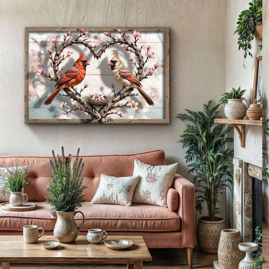 3D Cardinals Wall Art V Otarealm