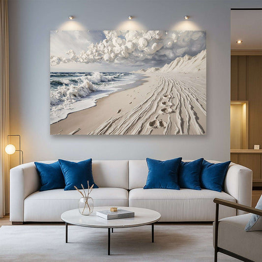 Footprints in the Sand Wall Art Otarealm