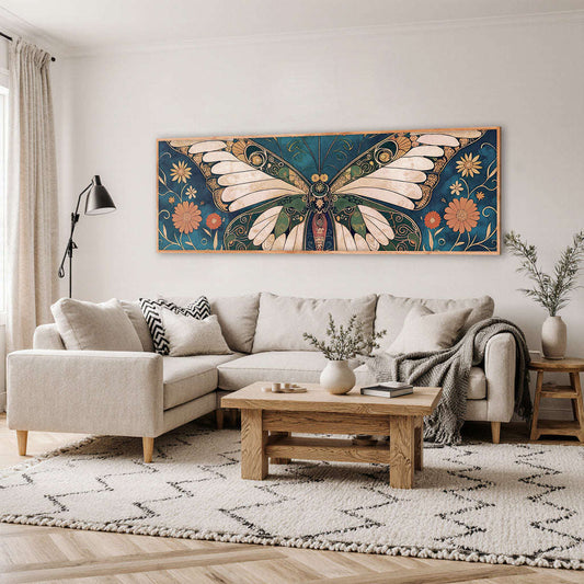 Abstract Vintage Butterfly Wall Art Otarealm