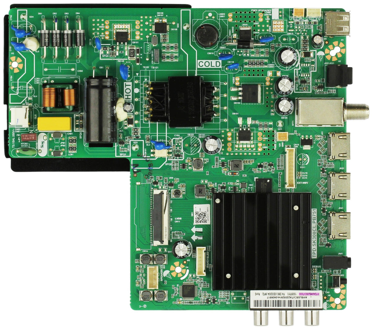 Onn 317GAAMBJ05CVT0030 Main Board/Power Supply for 100097810 Otarealm