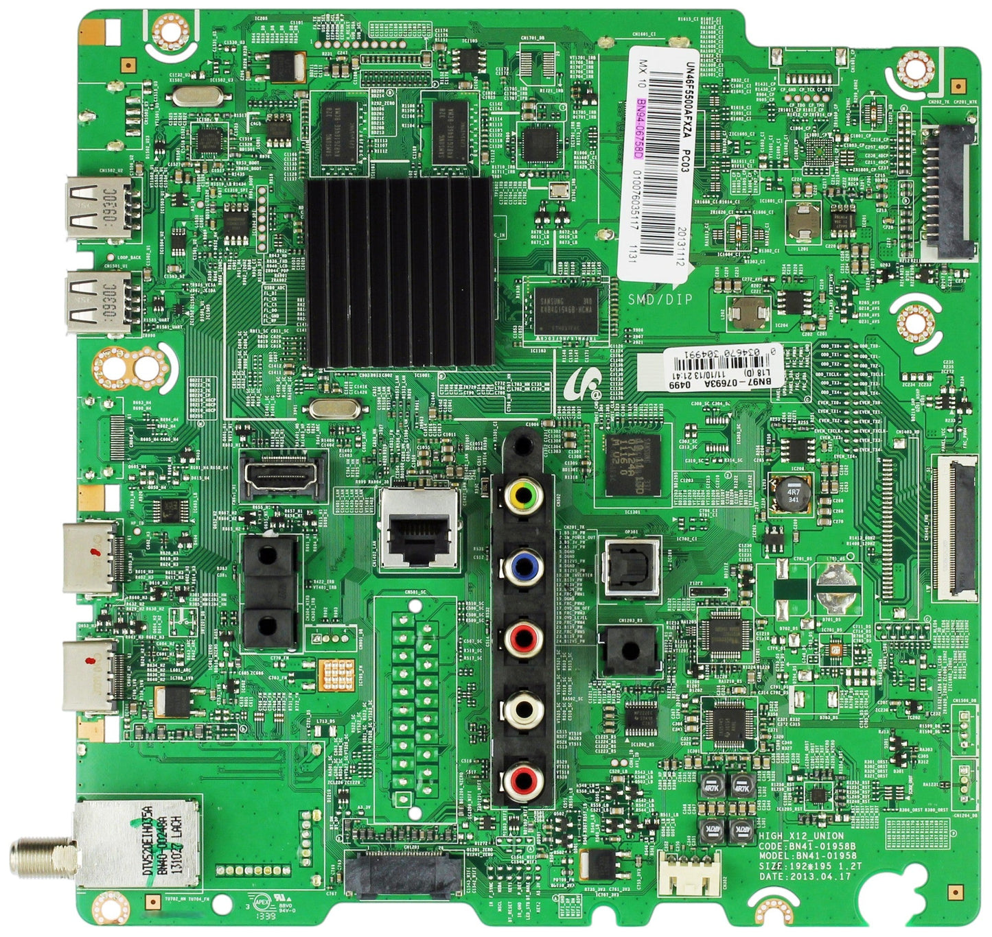 Samsung BN94-06758D Main Board for UN46F5500AFXZA Otarealm