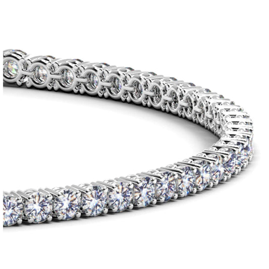 Lab Grown Round Diamond Tennis Bracelet in 14k White Gold (3 cctw F/G VS2/SI1) Otarealm