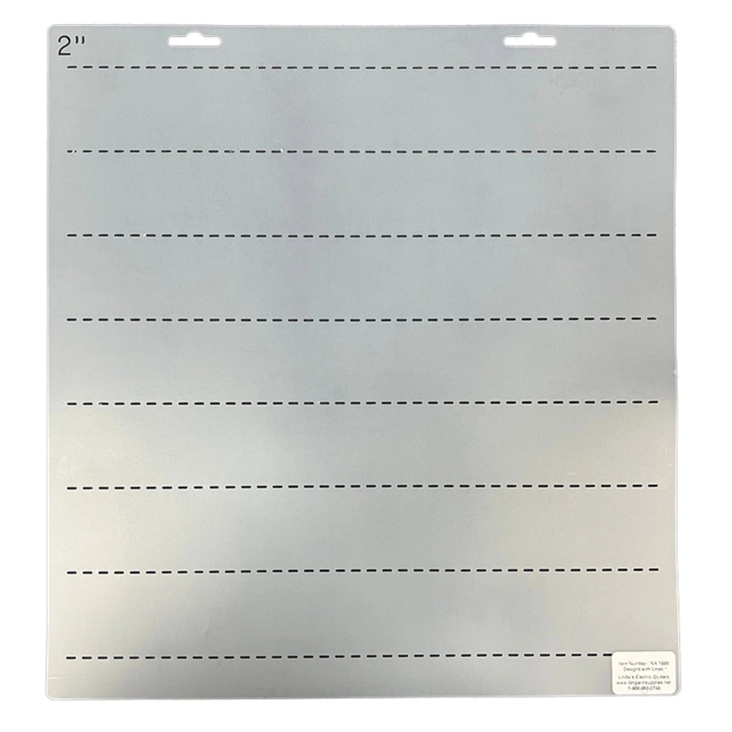 2142 2" Straight Lines 9" Stencil