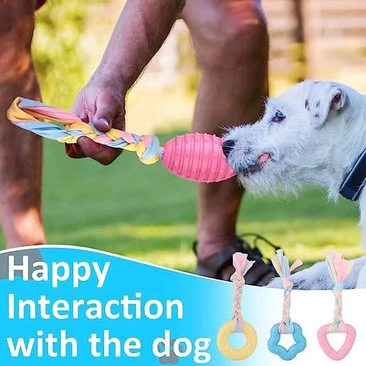 6-Pack: Puppy Teething Chew Toys with Interactive Ropes Otarealm
