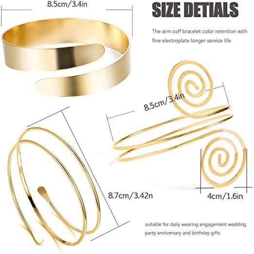 6-Piece: Women's Arm Band Cuff Bracelet Otarealm