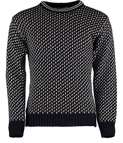 Dover Crew Neck Sweater - Classic Norwegian Pattern