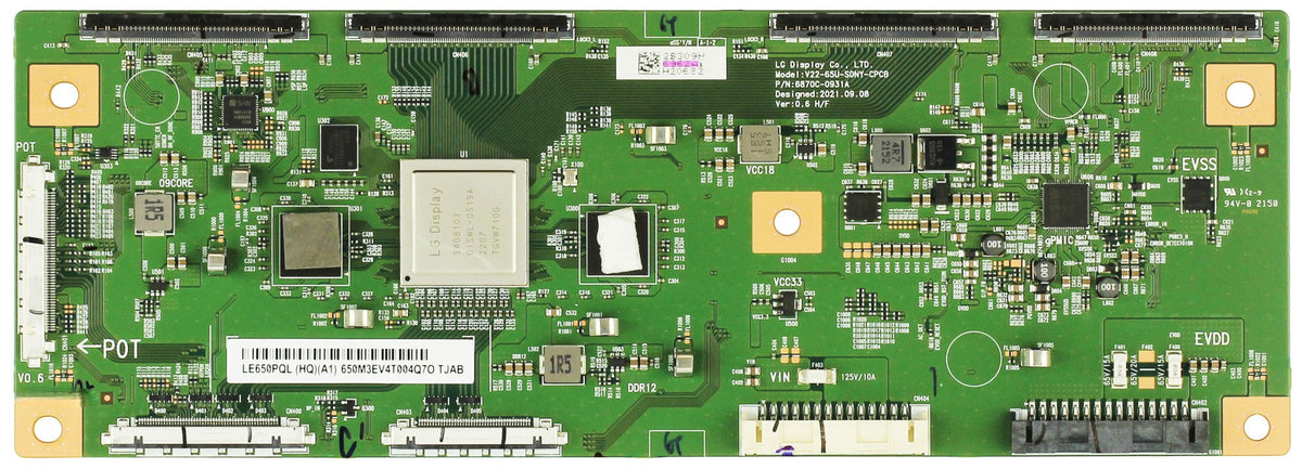LG/Sony 6871L-6962A 6870C-0931A 1-014-955-11 T-Con Board Otarealm