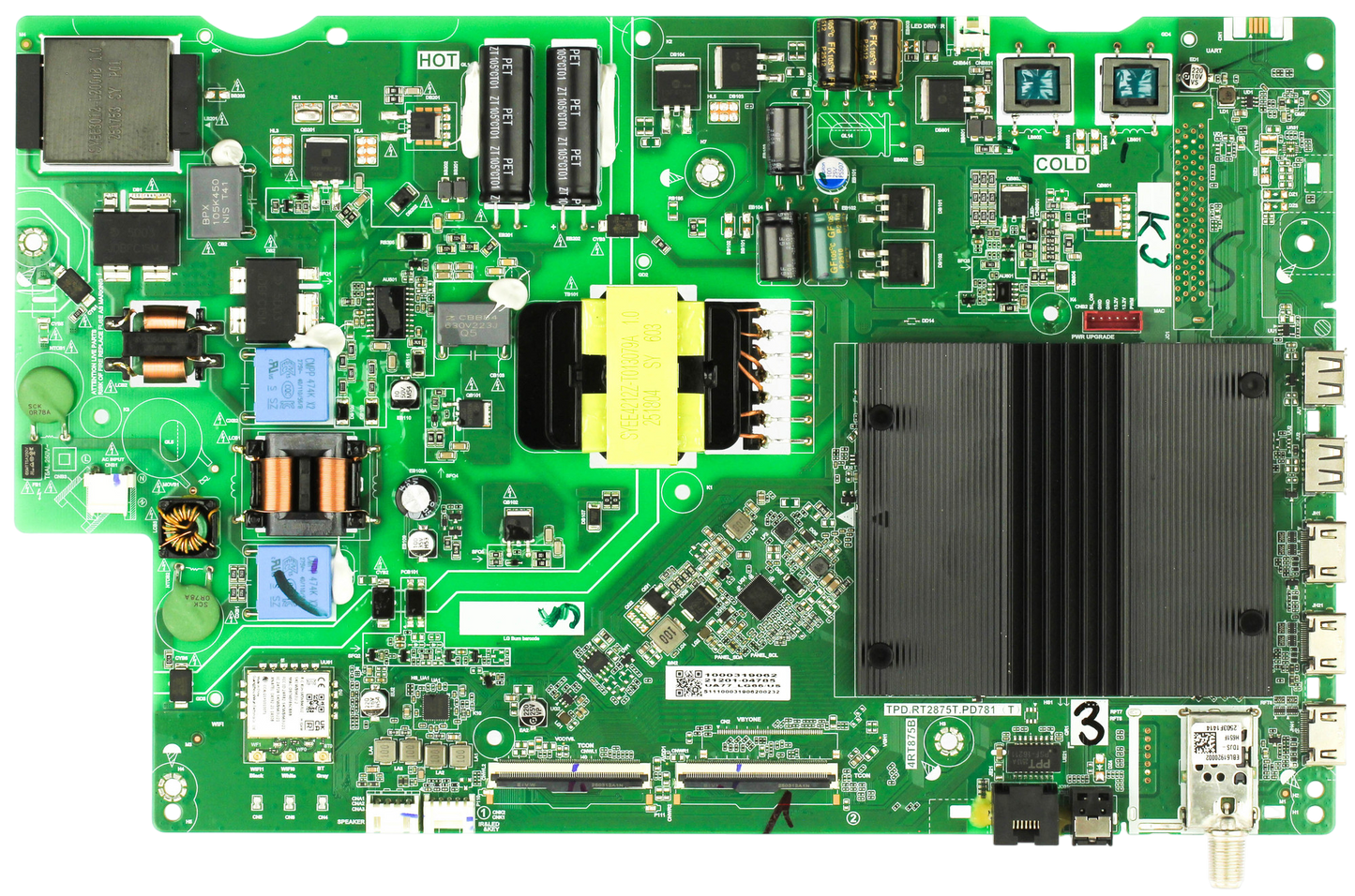 21201-04785 LG Main/Power Board, TPD.RT2875T.PD781, 65UA7700PUB.CUSFBH, 65UA7700PUB Otarealm