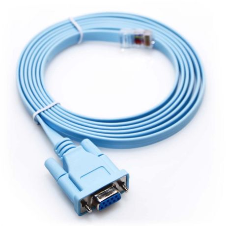 Cisco 72-3383-01 Compatible Rollover Console Cable - DB9 Female to RJ45-10 FT Otarealm