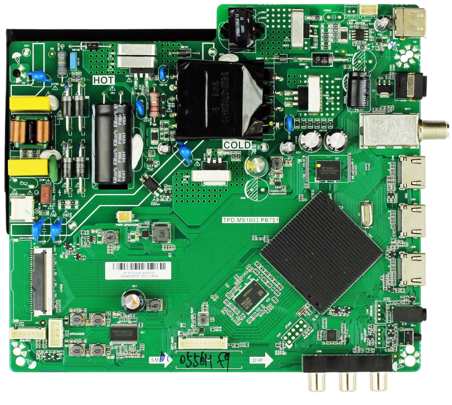 JVC 515Y16031M20 Main Board / Power Supply for 49MAW598 Otarealm