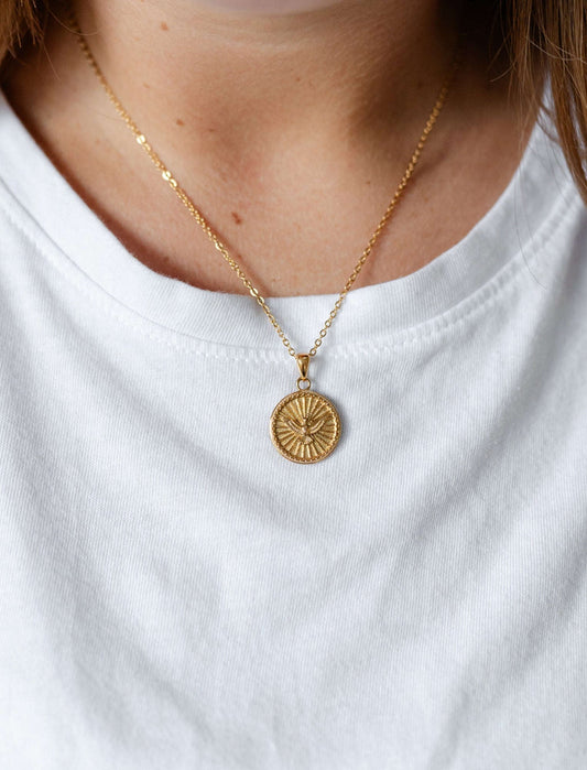 Necklace: Gold Dove Otarealm