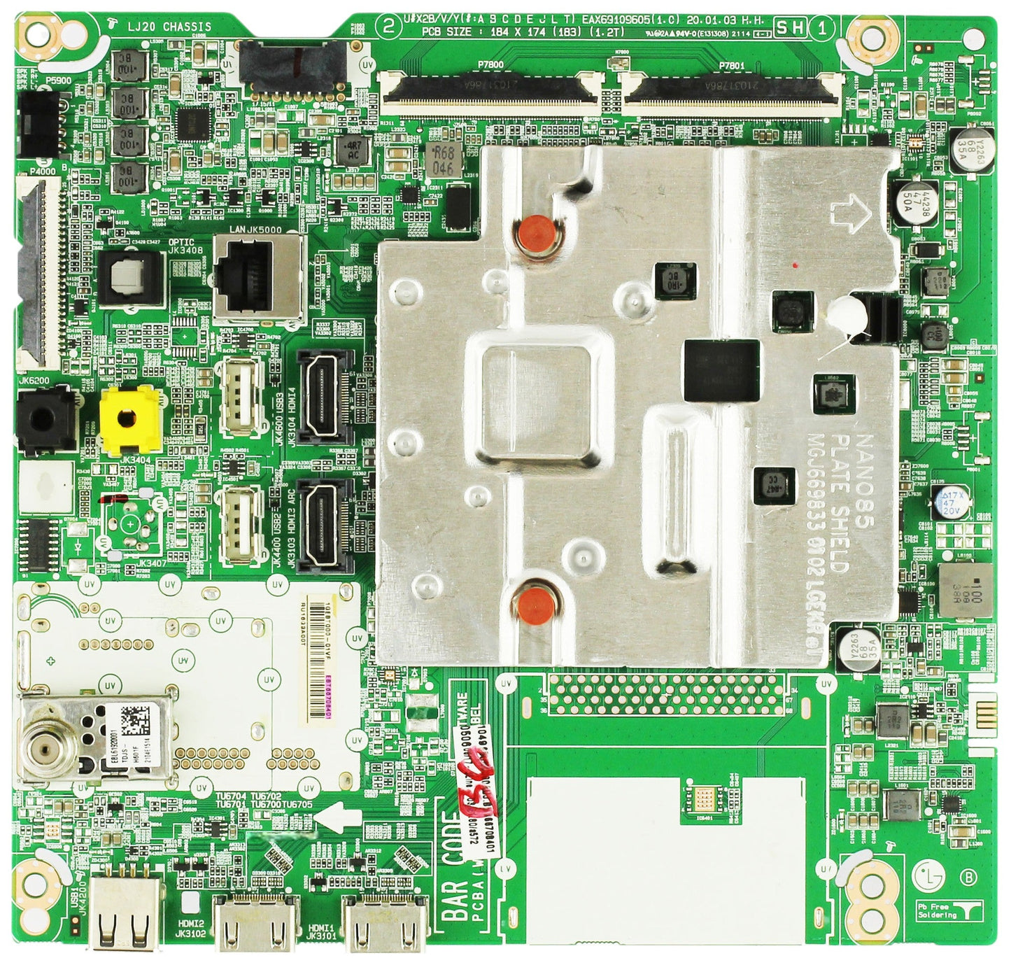 LG EBT66708401 Main Board for 65UN9000AUJ.BUSFLKR Otarealm