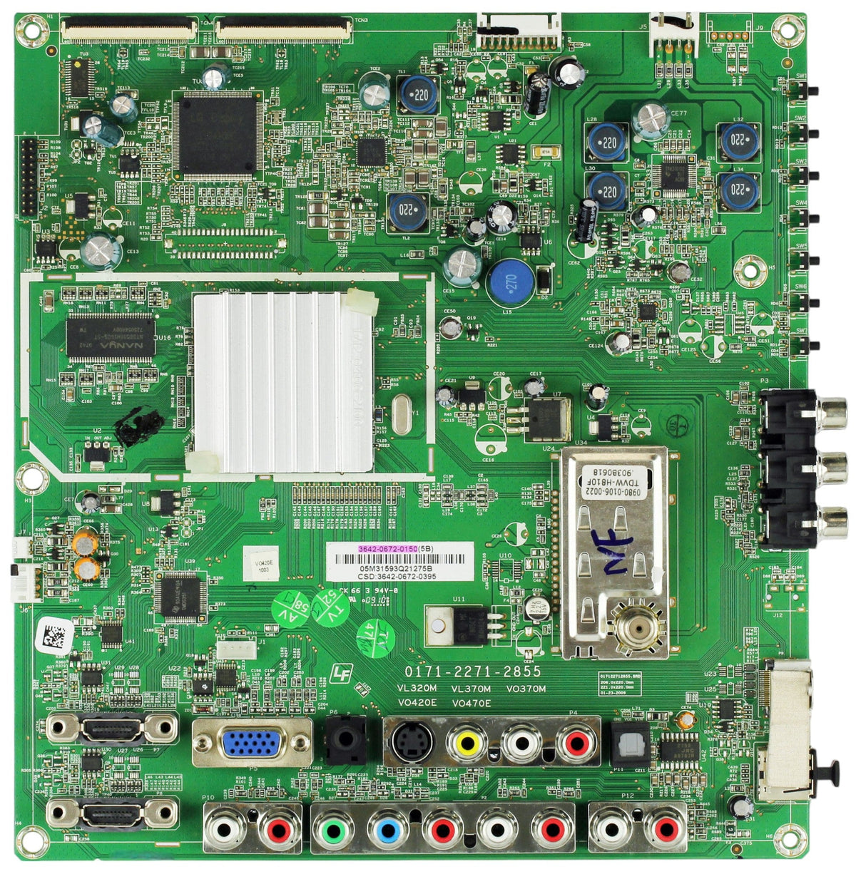 Vizio 3642-0672-0150 (3642-0672-0395) Main Board for VO420E Otarealm